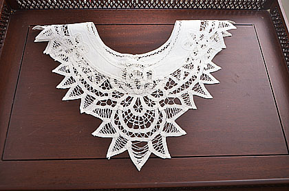 Battenburg Lace collar. Style # 823A